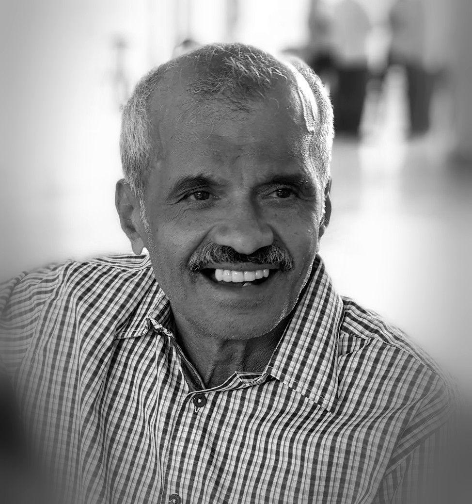 Scaria Kurian, smiling